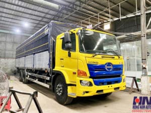 xe tải hino fl 15 tấn thùng mui bạt nhôm