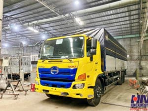 xe tải hino fl 15 tấn thùng mui bạt nhôm