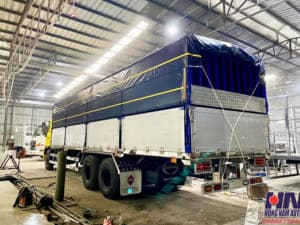 xe tải hino fl 15 tấn thùng mui bạt nhôm
