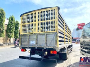 xe tải hino fg 8 tấn thùng chở gia cầm