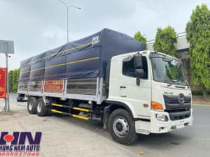 xe tải hino fl8jw8a 15 tấn thùng mui bạt