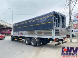 xe tải hino fl8jw8a 15 tấn thùng mui bạt