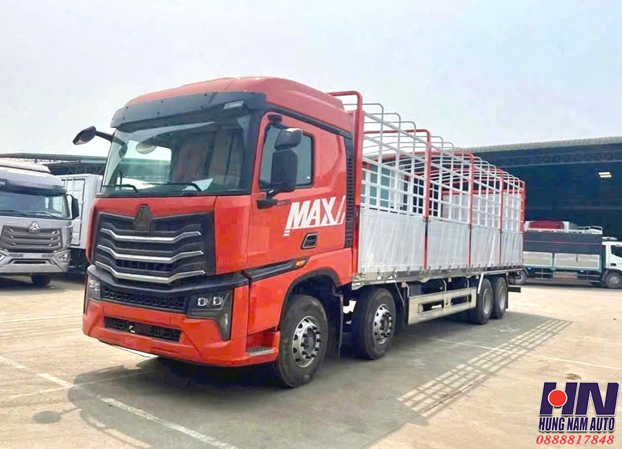 xe tải howo max 18 tấn thùng mui bạt