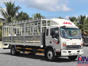 xe tải jac n800 plus e5 8 tấn thùng mui bạt