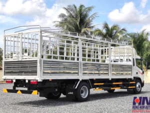 xe tải jac n800 plus e5 8 tấn thùng mui bạt